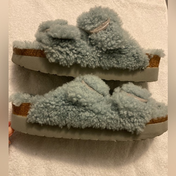 Papillio | Shoes | Birkenstock Papillio Arizona Big Buckle Faded Aqua ...